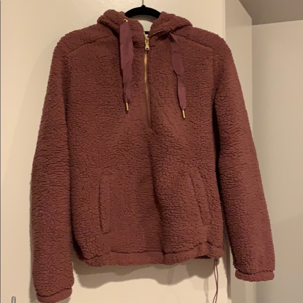 Old Navy 1/2 Zip Cozy Sherpa Sweatshirt